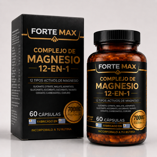 Complejo de Magnesio 12 en 1 - Forte Max Uruguay